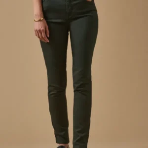 Farbenfrohe Slim Fit Damenhose Aude