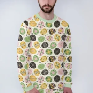 Pysanky Eggs Family Matching Bamboo Men's Pajama Set