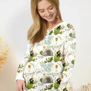 He Is Risen Bamboo Women Pajama Set