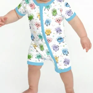 Positive Affirmations Bamboo Shorty Zippy