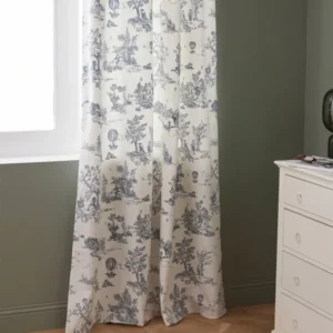 Vorhang mit Raffband - Toile de Jouy-Esprit