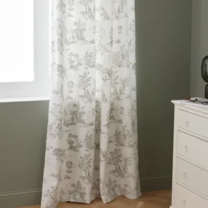 Vorhang mit Raffband - Toile de Jouy-Esprit