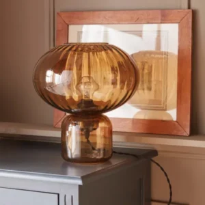 Lampe aus geschliffenem Glas « Martin »