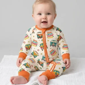 Stay Wild Flower Child Bamboo Convertible Zippy