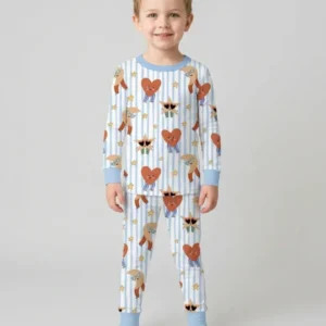Dance More Dances Bamboo Two Piece Long Sleeve Pajama Set