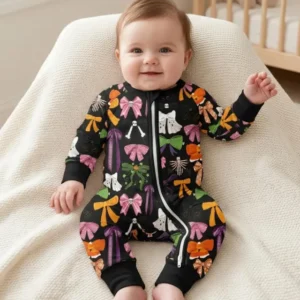 Halloween Coquette Bows Bamboo Convertible Zippy