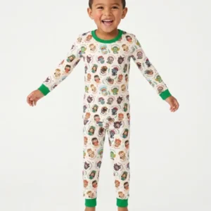 Michi Fiesta Azteca Bamboo Two Piece Long Sleeve Pajama Set