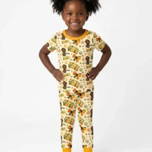 Juneteenth Vibes Vintage Bamboo Two Piece Short Sleeve Pajama Set