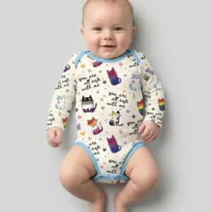 Loved & Safe Kitties Family Matching Bamboo Bodysuit