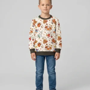 Just A Fall Goose Family Matching Bamboo Crewneck Sweatshirt