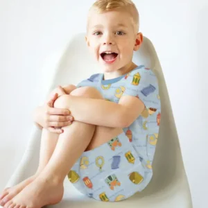 Ramadan Mubarak Family Matching Bamboo Two Piece Short Sleeve Shorts Pajama Set