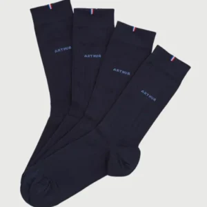 Chaussettes Homme unies bleu marine 1