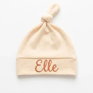 Personalized Pumpkin Gingham Appliqué Embroidered Embroidered Bamboo Hat