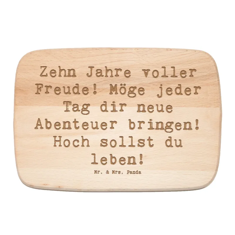 Frühstücksbrett Spruch 10. Geburtstag Freude|p:1726555|h:ab27326c698a739ee26a3d7704387f31