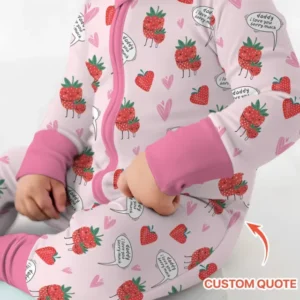 I love you berry much Bamboo Convertible Zippy
