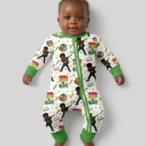 Black Boy Young Gifted & Black Bamboo Convertible Zippy
