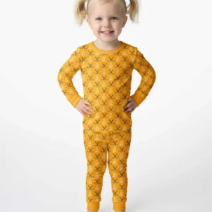Eat Sleep Hockey Bamboo Two Piece Long Sleeve Pajama Set