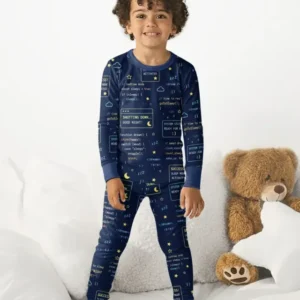 It Techy Job Matching Dad and Son Bamboo Two Piece Long Sleeve Pajama Set