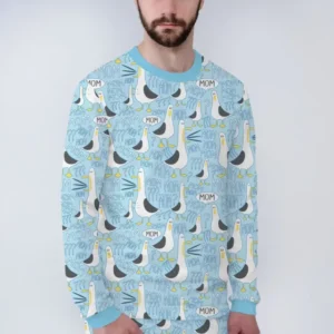 Funny Seagull MOM Bamboo Men's Pajama Set