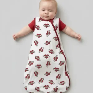 Old School Dad Hearts Daddy & Me Matching Bamboo Sleep Bag
