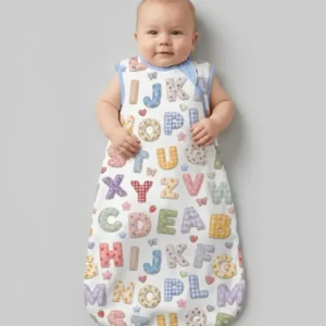 Fabric Alphabet Letters Bamboo Sleep Bag