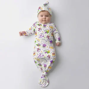 Mardi Gras Family Matching Bamboo Knot Gown