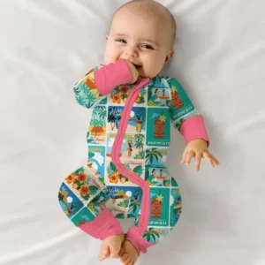 Aloha Postcard Paradise Bamboo Convertible Zippy
