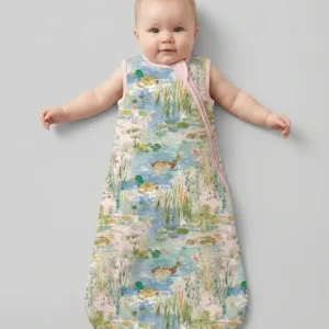 Watercolor Mallard Duck Bamboo Sleep Bag