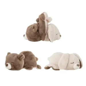 Wendbares Kuscheltier „Nori“ – Braun & Natur, aus Polyester