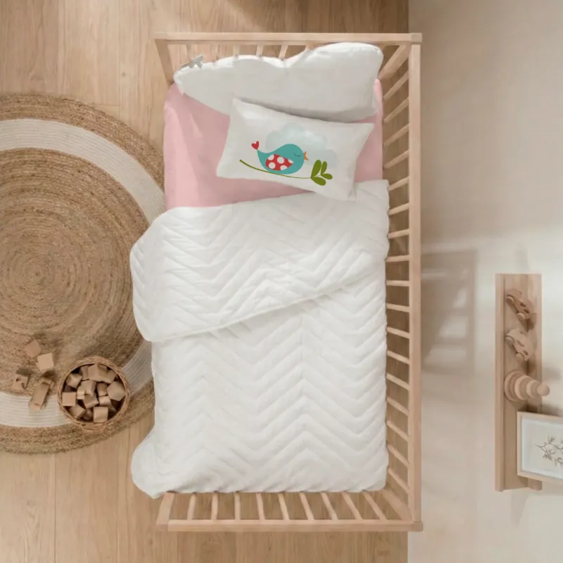 Arista Colcha Cuna (100x130 cm) Blanco