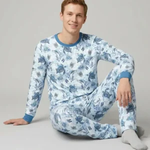 Little Turtles Family Matching Bamboo Men's Pajama Set