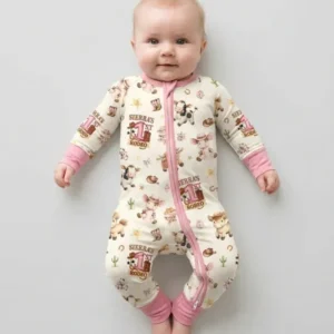 Custom Name First YeeHaw Birthday Bamboo Convertible Zippy