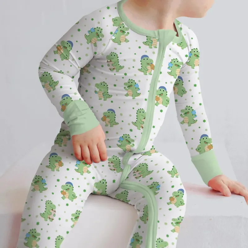 Shabbat Dinosaur Bamboo Convertible Zippy