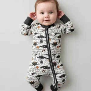 Halloween Mummy Monster Bamboo Convertible Zippy