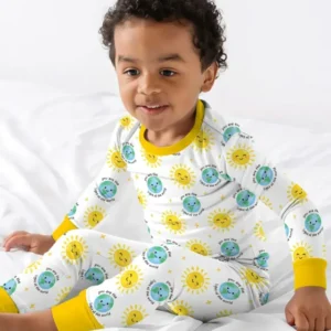 Matthew 5:14 Light of the World Bamboo Two Piece Long Sleeve Pajama Set