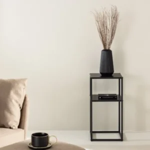Beistelltisch Lara – stilvolles Design aus schwarzem Stahl