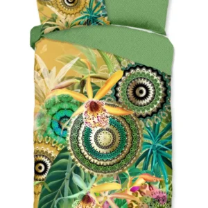 Hip Satin Duvet Cover "Yissa" - Multi - Dubbele instopflap