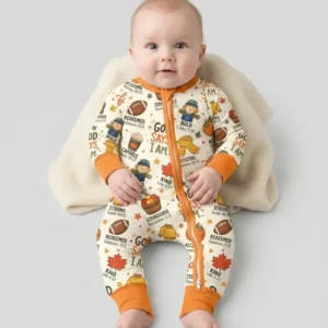 God says I am FALL Bamboo Convertible Zippy