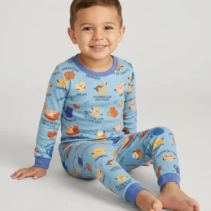 Pan Dulce Bamboo Two Piece Long Sleeve Pajama Set