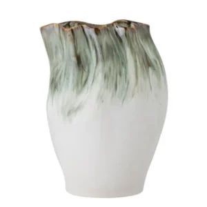 Vase „Elvyn“ – Steingut mit reaktiver Glasur