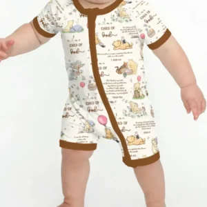 Child of God Whimsy Woodland Bamboo Shorty Zippy