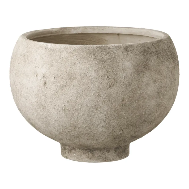 Blumentopf „Silvano“ – Graues Keramik-Design