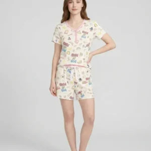 A Child Of God Family Matching Bamboo Women Short Sleeve Short Pajama Set