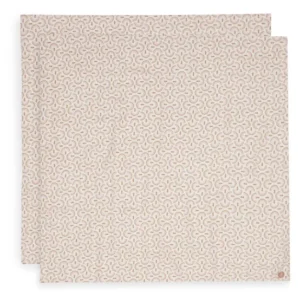 Hydrofiele Doek Large 115x115cm - Soft Plumes - 2 Stuks