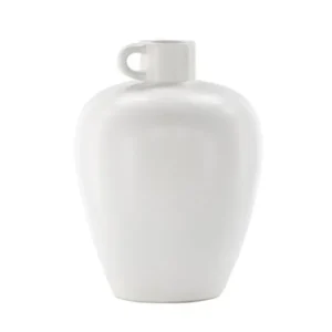 Vase „Alvara“ – Offwhite oder Braun, Steinzeug