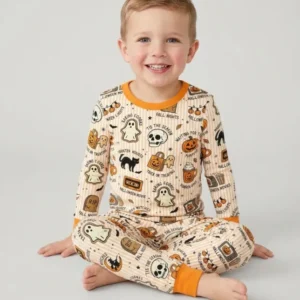 Tis' The Season Bamboo Two Piece Long Sleeve Pajama Set