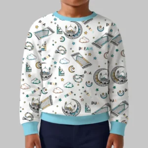 Dua, Dhikr, Dream Matching Family Bamboo Crewneck Sweatshirt