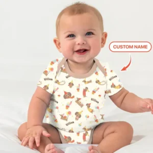 Dachshund Birthday Bamboo Bodysuit