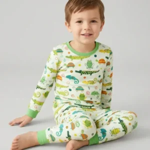 Swamp Buddies Bamboo Two Piece Long Sleeve Pajama Set