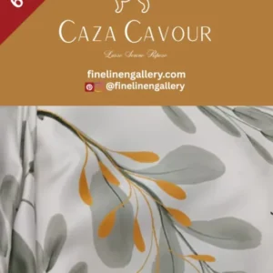Caza Cavour Ruscus Egyptian Cotton duvet cover set with 650 thread count, soft and luxurious bedding for a stylish bedroom.